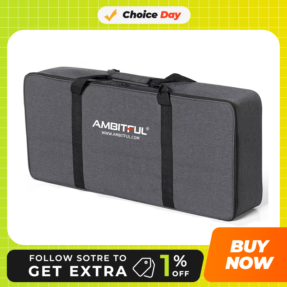Photography Lighting Kit Portable - AMBITFUL Nuova Borsa da Trasporto Portatile