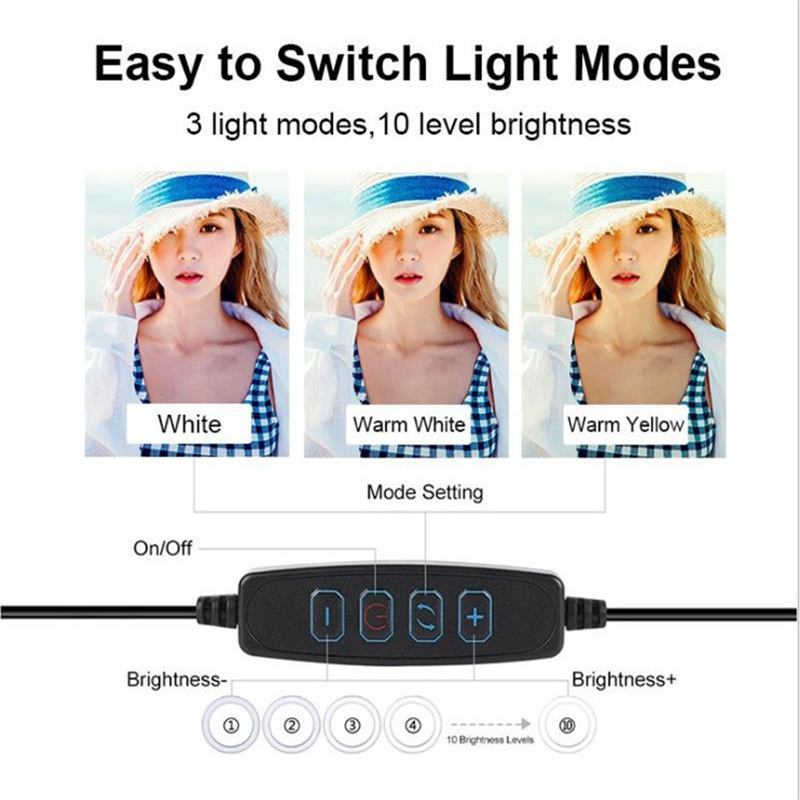 Lampada ad anello a LED dimmer - Photography Lighting Meter recensione e prezzo