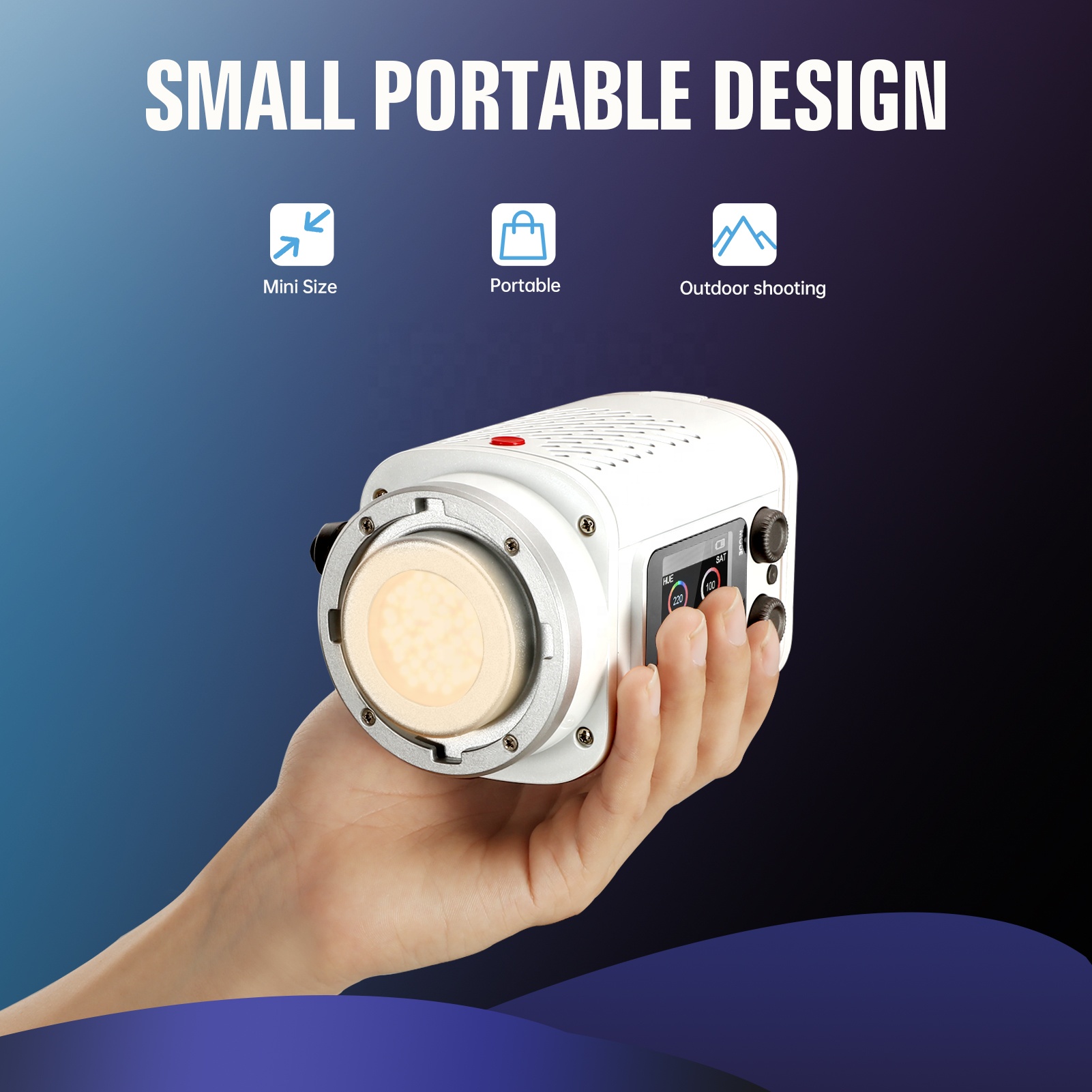 JINBEI EF-60BI 60W Kit di illu - Photography Lighting Handheld recensione e prezzo